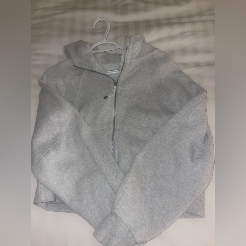 scuba oversized full zip hoodie